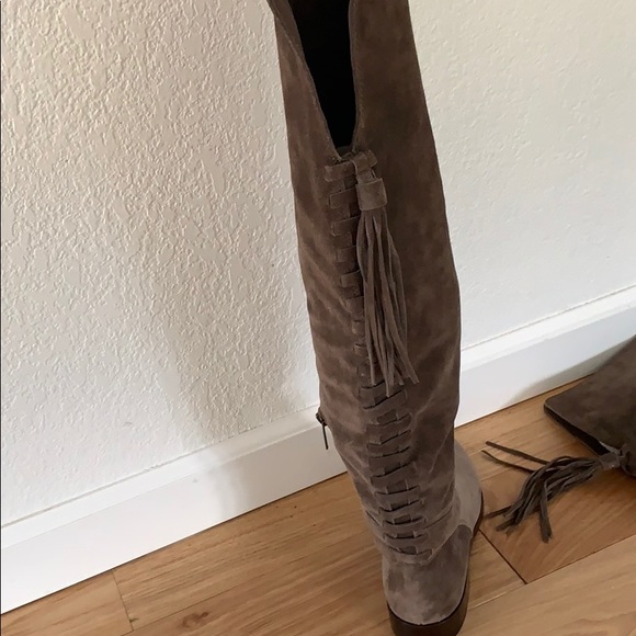 NEW Frye boots- brown, suede, over the knee - Picture 6 of 6